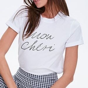 F21 Mon Chéri Paris Graphic Tee